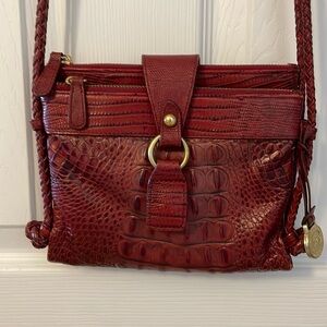 Brahmin red leather purse.